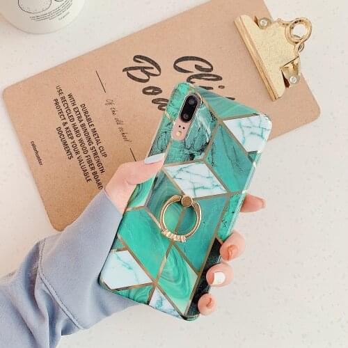 Ring Holder Stand Phone Case For Huawei Mate 30 Pro Mate20 Pro Lite Silicone Shockproof Back Cover For Huawei P20 P30 Pro Lite