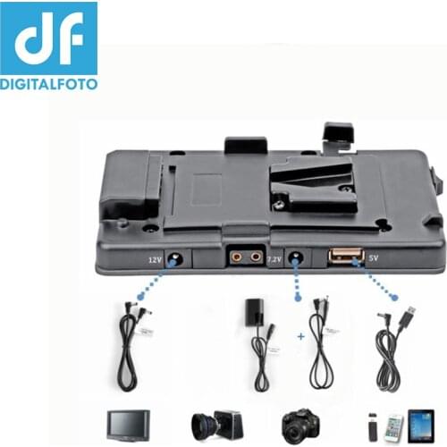 DF DIGITALFOTO BMCC 5DII V mount V lock for BP camera battery adapter pinch Power Supply System 5D mark II/7D DSLR
