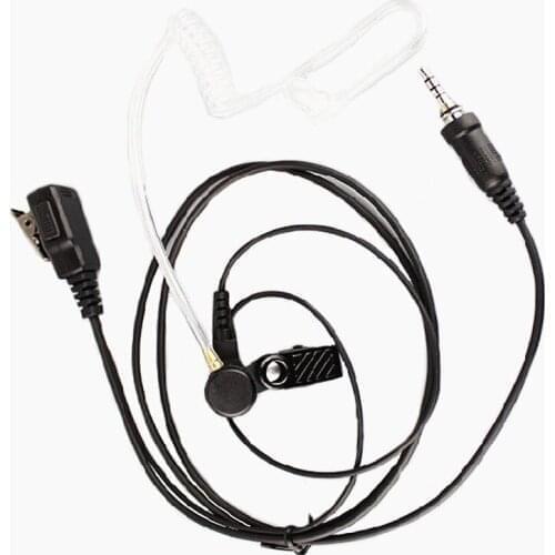 Headset Earpiece Covert Acoustic Tube PTT Mic For Yaesu Vertex Radio VX-127E VX-170E FT-270 FT-270R FT-277R Walkie Talkie