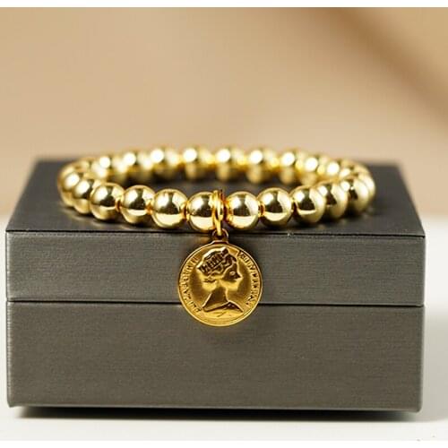 HOBBORN Golden Bracelets