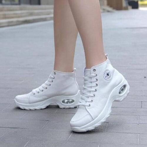 Sneakers Womens Vulcanized Shoes 2020 Spring and Autumn Canvas Shoes Fashion Large Size Womens Shoes Casual Platform Shoes