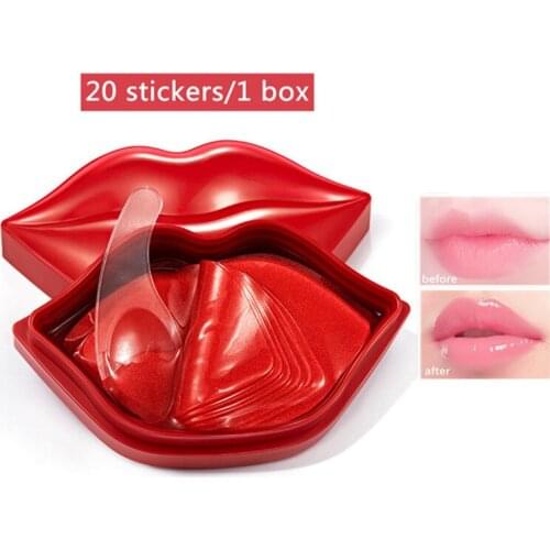 20PCS/Set Cherry Lip Mask Unisex Spring And Autumn Dry Lip Care Products Nourishing Reduces Fine Lines Beauty Care TSLM2
