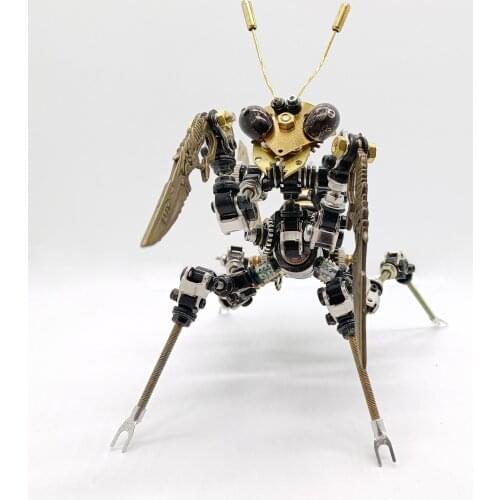 3D Metal Insect Puzzle Model DIY Mechanical Mantis Assembly Model Building Kits for Adult
