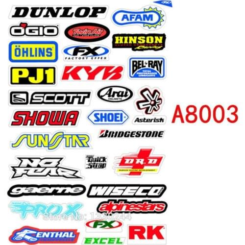 Motorcycle motorbike Bicycle Racing Car Skull Sticker Decal PVC For Yamaha Honda Kawasaki Skateboard Graffiti Snowboard Luggage