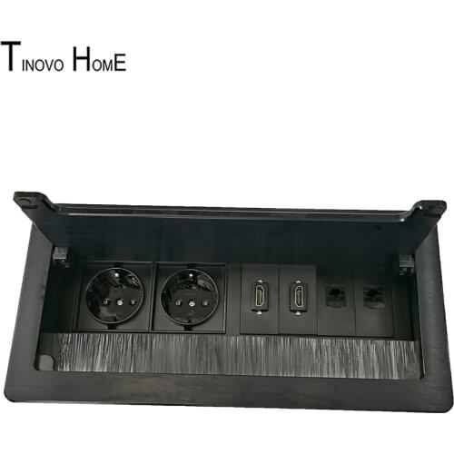 Aluminum alloy desktop information box/desktop socket/ stylish and exquisite network information box