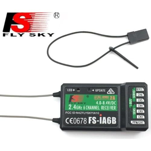 New Flysky 2.4G 6CH FS-iA6B iA6B Receiver PPM PWM Output With iBus Port Compatible with FS-i6 i6S i6X i8 i10