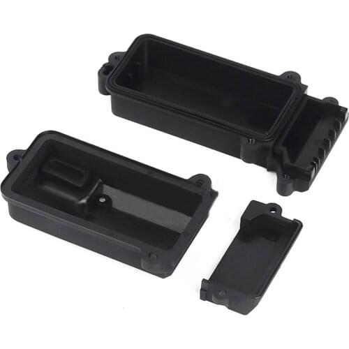  Plastic Radio Receiver Box DIY Modification RC Car Receiver Box Waterproof for 1/10 SCX10 D90 RC Crawler Car Upgrade Part