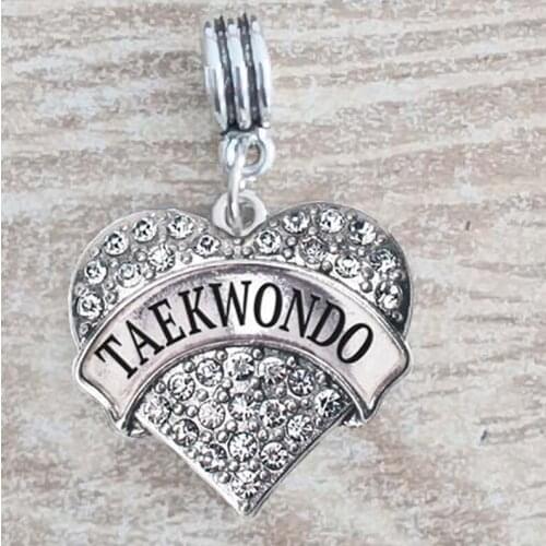 Heart letter TAEKWONDO Pendant