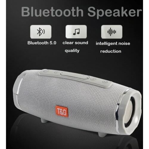 TG145 Bluetooth Speaker Portable Outdoor Loudspeaker Wireless Mini Column 3D10W Stereo Music Surround Support FM TFCard Bass Box
