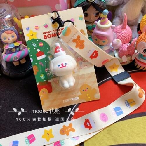 Rico fun Xiaobai Christmas hanging card handmade toy trendy toys Free shipping