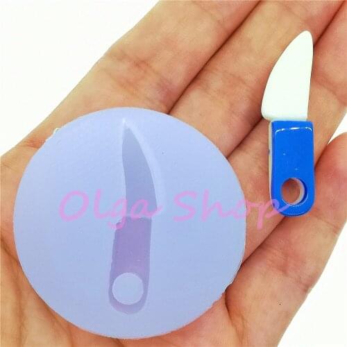 FYL812 37.9mm x 8.8mm Silicone Mold Fondant Cake Decoration Candy Resin Clay Earrings Necklace Craft Soap Candle FOOD SAFE