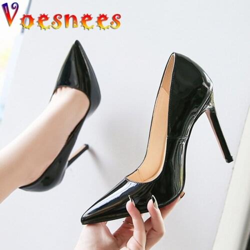 Voesnees High Heels Many Colors 11CM High Heels Wedding Shoes 2021 New Sexy Pointed Toe Office Womens Shoes 2021 Women Pumps