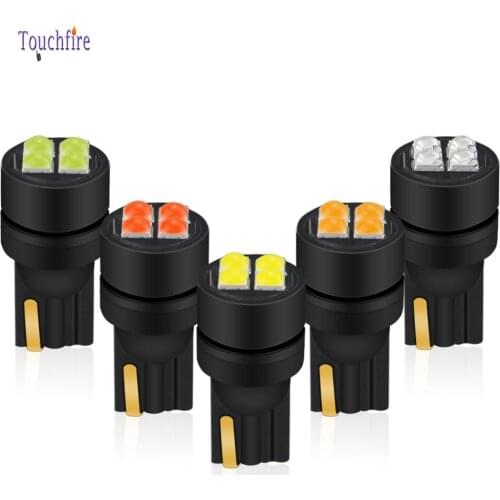 100PCS Auto T10 W5W 194 Canbus Car Bulb 3030smd 4LED Lens Reading Interior Door Map License Plate Side interior Light wholesale