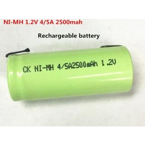 NEW battery Ni-MH nimh 1.2V 4/5A 2500mah 2.5ah 4/5A 2500mah 1.2V Rechargeable battery 1.2V4/5A2500mAh batteries leg feet foot