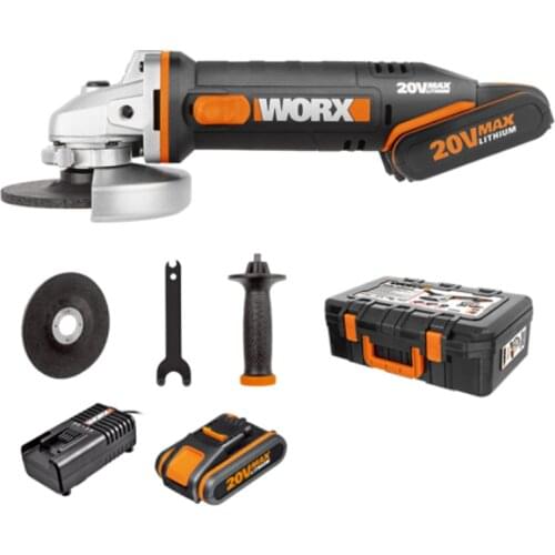 Household rechargeable angle grinder WX802 Lithium electric cutting machine polishing machine polishing machine