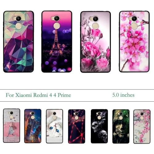 Phone Cover For Xiaomi Redmi 4 4 Prime Case Cover Soft Rubber TPU Silicone Bumper Case For Xiaomi Redmi 4 Prime Covers Coque