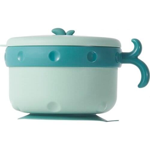 Kids Bowl Detachable Structure Water-filled Design 316 Stainless Steel Liner Infant Insulated Tableware Feeding Bowl