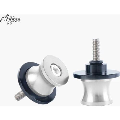 For Kawasaki ZX6R 2013-2017 ZX10R 2011-2017 Z1000 2015-2017 Motorcycle Swing Arm Spools Slider M8 Stand Screws