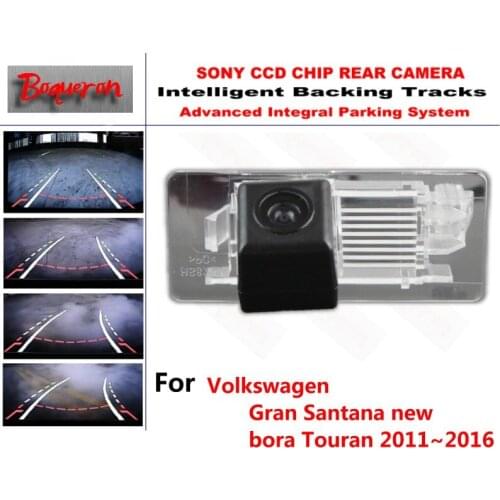 For Volkswagen Gran Santana new bora Touran CCD Car Backup Parking Camera Intelligent Tracks Dynamic Guidance Rear View Camera