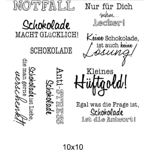 German Transparent Clear Silicone Stamp/Seal for DIY scrapbooking/photo album Decorative clear stamp sheets A1759