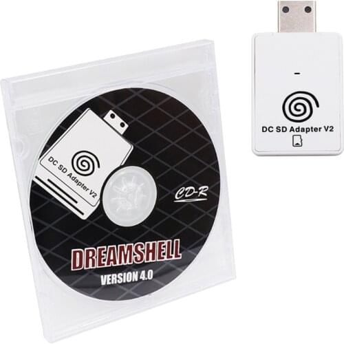 Hot DC SD TF Card Adapter Reader V2 for sega Dreamcast and Disk with DreamShell Boot Loader
