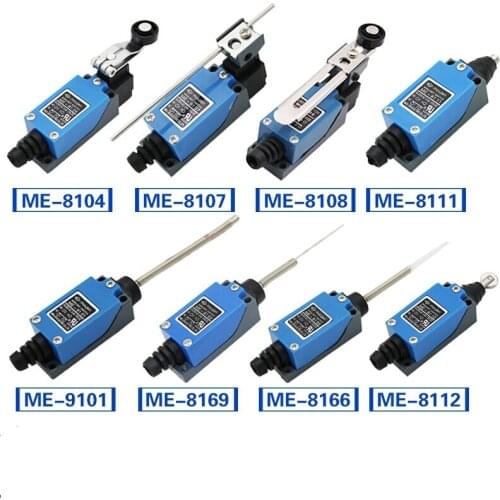 ME-8111 ME-8122 ME-8167 ME-8108 ME-8107 ME-8104 ME-8169 ME-9109 ME-8168 ME-8166 Standard Pin Plunger Momentary Limit Switch