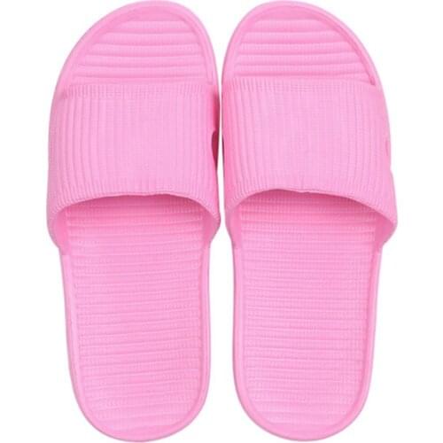 Fashion Unisex Women Men Shoes Bathroom Skidproof Flat Sandals Summer Home Bathroom Slippers Casual Indoor Beach Slippers