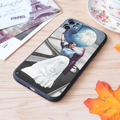 For iPhone Obligatory Frida Print Soft Matt Apple iPhone Case