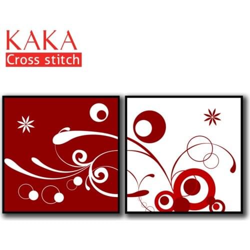 Cross stitch kits,Embroidery needlework sets with printed pattern,11CT-canvas for Home Decor Painting,Flowers Full NCKF033