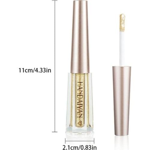2021 New 3ml Glittering Liquid Eyeshadow Long Lasting Not Blooming Make-up Eye Shadow