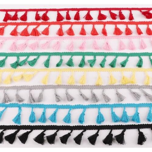 New Arrival! 40MM Silk Trim Tassel Fringe Ribbon 5Yard DIY Sewing Accessory Lace For Home Party Garment Home Textiles Decoration