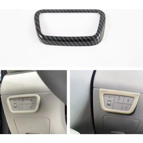 New ABS Car Parts For Hyundai Tucson L 2021 5th Gen Left Hand Drive Front Light Adjust Switch Panel Frame Trim Styling
