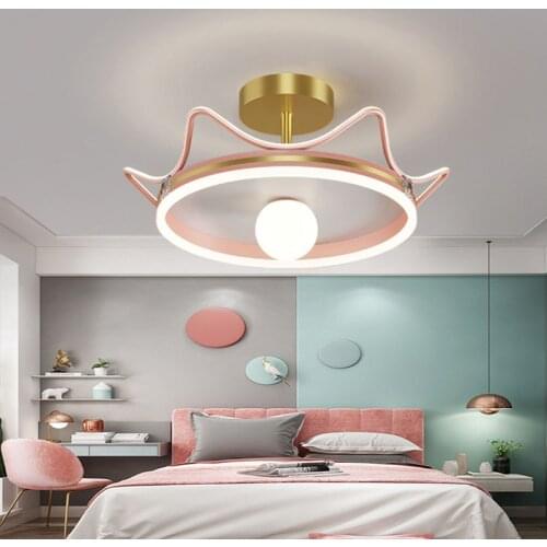 Modern LED Chandelier for Bedroom Living Dining Ceiling Light Girl Children Room Lamps Nursery Corridor Nordic Indoor Luminaire