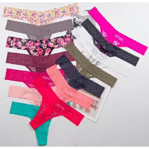 Sexy sheer lace Women lingerie high waist Thongs plus size G-string Underwear Panties Briefs Ladies T-back 1pcs/Lot