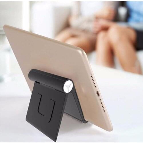 High Quality Tablet Holder Stand For Tablet Foldable Adjustable Angle Desk Phone Holder Stand Mount for Mobile Phone