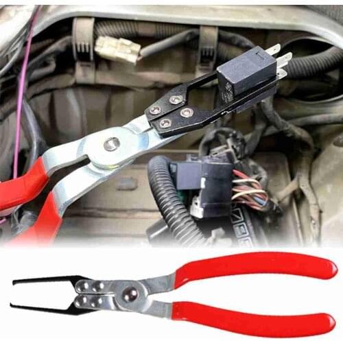 1PC Auto Relay Disassembly Clamp Fuse Puller Car Remover Pliers Clip Hand Tool Suitable for Volkswagen Toyota Car Repair N1