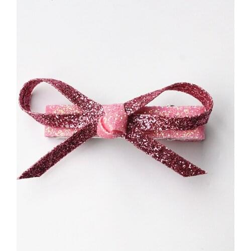 10pcs/lot Hot Pink Bowknot Hair Barrette New Delicated Girls Prince Kids Hair Clip Top Quality Hairpin Kid Head Wear Bow Knot