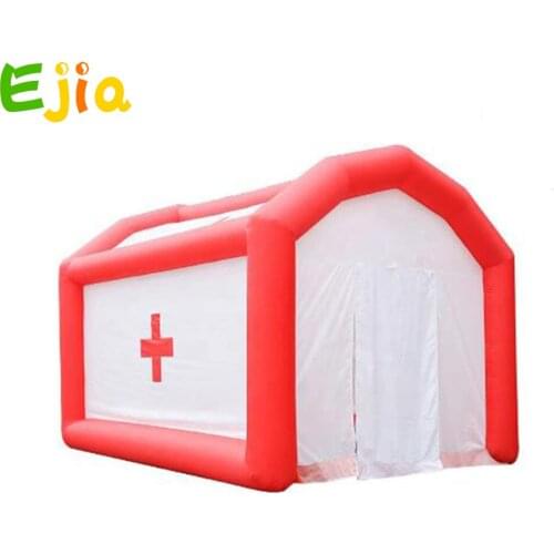 2.5m Small Inflatable disinfection tent inflatable disinfection channel with Air Blower For Emergency Tent