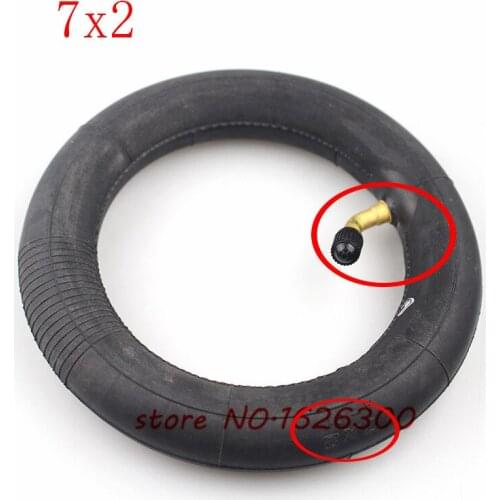 2 pcs High Qualiy NewButyl 7x2 Inner Tube for Electric Scooter Inner Tyre 7 Inch Wheel Chair Truck Baby Carriage Iner Tube