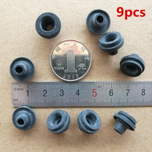 9pcs Anti-vibration pad Audio cover VCD DVD rubber for audio tape recorder