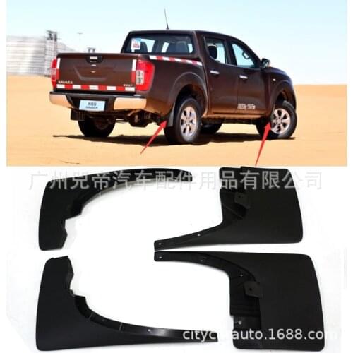 2021 Suitable For Nissan Np300 Navara 2015-2018 Pickup Truck Mudguards 4 Pieces / Set