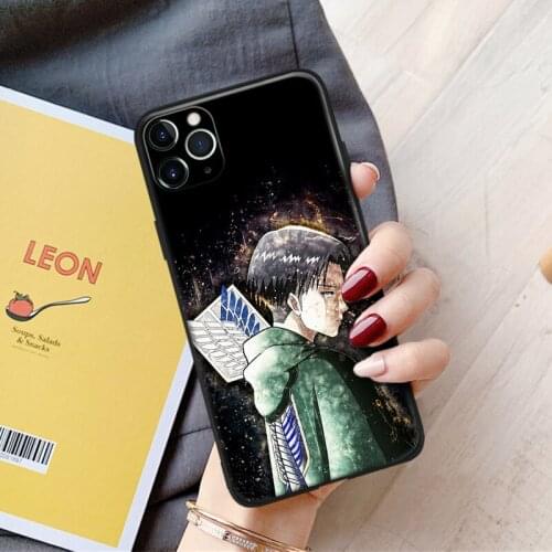 Attack On Titan Season 4 anime silicone Phone Case FOR iPhone Se 6 6s 7 8 Plus X Xr Xs 11 12 Mini Pro Max Glass Cover Shell