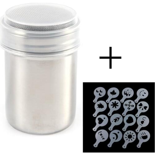 Cappuccino Mold Fancy Coffee Printing Model Foam Spray Cake Stencils Powdered Cocoa Coffee Printing Assembly