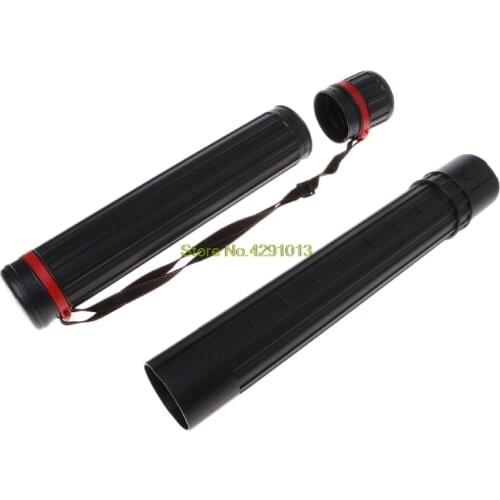 Flexible Plastic Telescopic Bluprint Document Painting Paper Storage Tube Box Diameter 7cm Drop Shipping Support