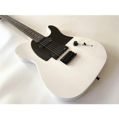 Hot Sale tele guitar flat white AS jim root signature TL guitar locking knobs rosewood fingerboard high quality Factory direct