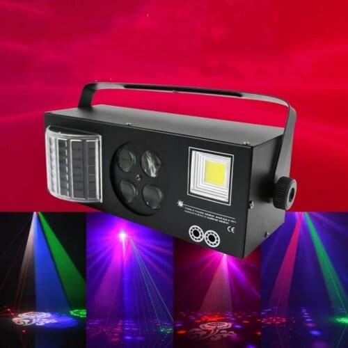 Luces estroboscópicas LED de buena calidad 4in1 DMX512 luces de efecto de escenario buenas para DJ Disco cumpleaños fiesta boda