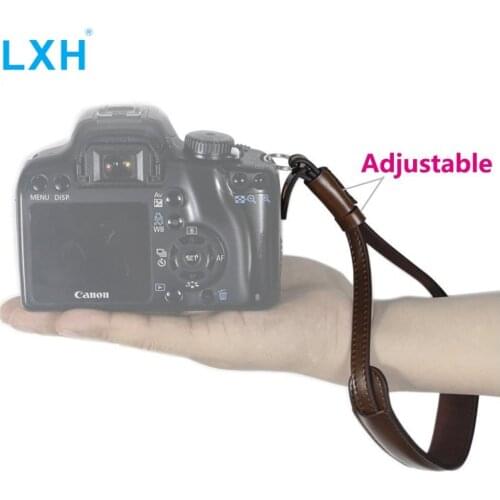 LXH Camera Wrist Strap,PU Leather Mirrorless/DSLR Camera Hand Strap For Sony FUJIFILM Nikon Canon Pentax OLYMPUS Leica Camera