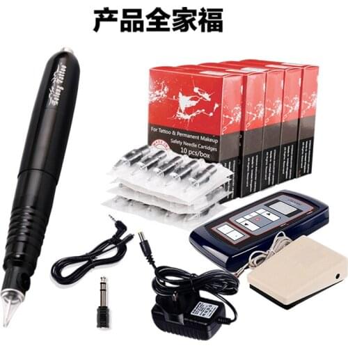Tattoo Motor Machine Pen Tattoo Equipment Tattoo Machine Set Efficient Eyebrow Machine Tattoo Power Supply Pedal