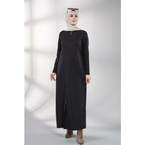 Minahill Black Abaya 2213-07