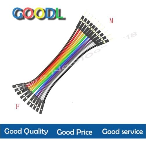 Linha dupont 20cm 10pin macho para fêmea para cabo dupont fio de ligação em ponte fêmea para arduino diy kit